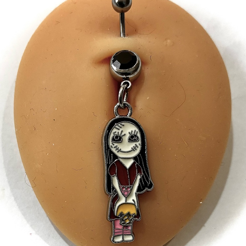 BELLY NAVEL RING/SALLY nightmare before Christmas